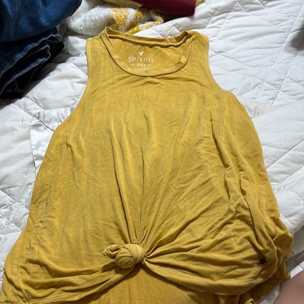 Yellow tank top, XS